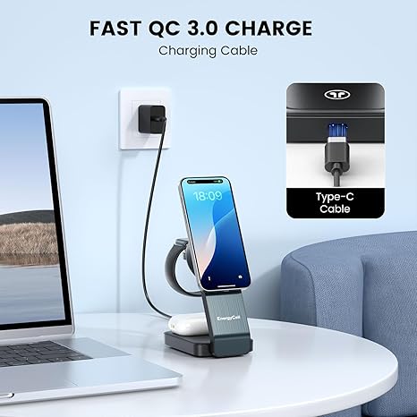3-in-1 Foldable Wireless Charging Station | Simplify Your Desk